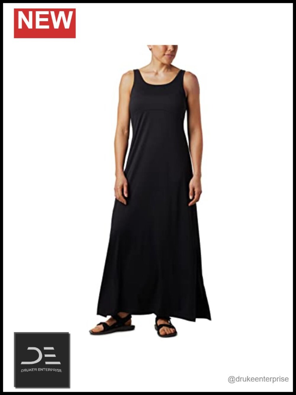 Columbia Freezer Maxi Dress Omni-Shade Omni-Freeze Sleeveless